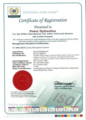 ISO 9001 - 2015 QUALITY MANAGEMENT SYSTEM